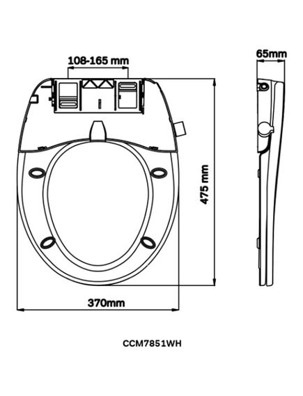 Купить Крышка для биде AM.PM Clean Care CCM7851WH с микролифтом (ccm7851wh) по цене 8090 руб., в Санкт-Петебруге в интернет магазине 100-Систем, а также дургие товары АМ.РМ из раздела Крышки-биде и Унитазы