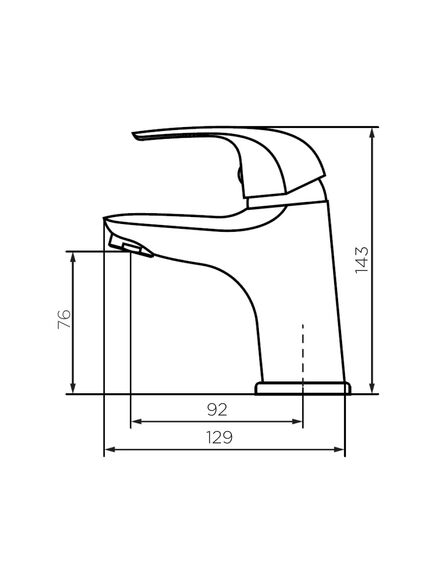 Купить D1100210 Stark cмеситель для умывальника  (d1100210) по цене 6490 руб., в Санкт-Петебруге в интернет магазине 100-Систем, а также дургие товары Dorff из раздела Рычажные смесители и Смесители для раковины