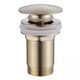 Купить Донный клапан ABBER AF0009G для раковины с переливом, золото матовое (af0009g) по цене 3510 руб., в Санкт-Петебруге в интернет магазине 100-Систем, а также дургие товары ABBER из раздела Выпуски, донные клапаны и Сифоны