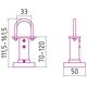 Купить Кронштейн Сунержа напольный для ДР Эстет (00-1514-0032) по цене 2600 руб., в Санкт-Петебруге в интернет магазине 100-Систем, а также дургие товары Сунержа из раздела Комплектующие и Полотенцесушители