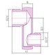 Купить Эксцентрик Сунержа G 1/2" НР х G 3/4" НР смещение 32 мм (00-1507-0007) по цене 3990 руб., в Санкт-Петебруге в интернет магазине 100-Систем, а также дургие товары Сунержа из раздела Комплектующие и Полотенцесушители