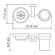 Купить Стакан для зубных щеток с мыльницей WasserKRAFT Lippe K-6526 Хром (k-6526) по цене 2808 руб., в Санкт-Петебруге в интернет магазине 100-Систем, а также дургие товары WasserKRAFT из раздела Держатели мыльницы и стакана и Мыльницы и дозаторы жидкого мыла