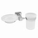 Купить Стакан для зубных щеток с мыльницей WasserKRAFT Lippe K-6526 Хром (k-6526) по цене 2808 руб., в Санкт-Петебруге в интернет магазине 100-Систем, а также дургие товары WasserKRAFT из раздела Держатели мыльницы и стакана и Мыльницы и дозаторы жидкого мыла