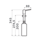 Купить дозатор Omoikiri OM-02-AB022 (4995029) по цене 6188 руб., в Санкт-Петебруге в интернет магазине 100-Систем, а также дургие товары Omoikiri из раздела Дозаторы жидкого мыла и Мыльницы и дозаторы жидкого мыла