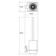 Купить Leine K-5027WHITE Щетка для унитаза подвесная (k-5027white) по цене 4510 руб., в Санкт-Петебруге в интернет магазине 100-Систем, а также дургие товары WasserKRAFT из раздела Щетки для унитаза и Аксессуары для ванной комнаты