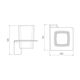 Купить Подстаканник Iddis Slide SLISCG1i45, одинарный, матовое стекло (sliscg1i45) по цене 2090 руб., в Санкт-Петебруге в интернет магазине 100-Систем, а также дургие товары IDDIS из раздела Стаканы и подстаканники и Аксессуары для ванной комнаты