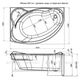 Купить Акриловая ванна Aquanet Jamaica 160x100 L (с каркасом) (205486) по цене 29179 руб., в Санкт-Петебруге в интернет магазине 100-Систем, а также дургие товары AQUANET из раздела Акриловые ванны и Ванны