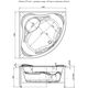 Купить Акриловая ванна Aquanet Malta New 150x150 (с каркасом) (205410) по цене 39747 руб., в Санкт-Петебруге в интернет магазине 100-Систем, а также дургие товары AQUANET из раздела Акриловые ванны и Ванны