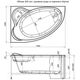 Купить Акриловая ванна Aquanet Mayorca 150x100 L (с каркасом) (205403) по цене 24081.35 руб., в Санкт-Петебруге в интернет магазине 100-Систем, а также дургие товары AQUANET из раздела Акриловые ванны и Ванны