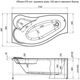 Купить Акриловая ванна Aquanet Palma 170x90/60 L (с каркасом) (205737) по цене 25845.95 руб., в Санкт-Петебруге в интернет магазине 100-Систем, а также дургие товары AQUANET из раздела Акриловые ванны и Ванны