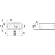 Купить Акриловая ванна Laufen Solutions 170x75 2.2251.2.000.000.1 без гидромассажа (2.2251.2.000.000.1) по цене 283280.06 руб., в Санкт-Петебруге в интернет магазине 100-Систем, а также дургие товары LAUFEN из раздела Акриловые ванны и Ванны