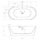 Купить Акриловая ванна ABBER AB9299-1.6 (ab9299-1.6) по цене 93240 руб., в Санкт-Петебруге в интернет магазине 100-Систем, а также дургие товары ABBER из раздела Акриловые ванны и Ванны