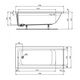 Купить Встраиваемая акриловая прямоугольная ванна 170х75 см Ideal Standard CONNECT AIR E106401 (e106401) по цене 54419.04 руб., в Санкт-Петебруге в интернет магазине 100-Систем, а также дургие товары IDEAL STANDARD из раздела Акриловые ванны и Ванны