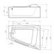 Купить Акриловая ванна Gemy G9056 B R (g9056 b r) по цене 216450 руб., в Санкт-Петебруге в интернет магазине 100-Систем, а также дургие товары GEMY из раздела Гидромассажные ванны и Ванны