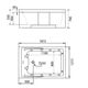 Купить Акриловая ванна Gemy G9061 B R (g9061 b r) по цене 228150 руб., в Санкт-Петебруге в интернет магазине 100-Систем, а также дургие товары GEMY из раздела Гидромассажные ванны и Ванны