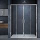 Купить Душевая дверь Alpha VDS-3AL2160CL, 1600, хром, стекло прозрачное, , шт (vds-3al2160cl) по цене 27240 руб., в Санкт-Петебруге в интернет магазине 100-Систем, а также дургие товары Vincea из раздела Душевые двери и Душевые двери, перегородки
