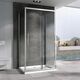 Купить Душевой уголок ABBER Schwarzer Diamant AG30100H-S85-S85 (ag30100h-s85-s85) по цене 50904 руб., в Санкт-Петебруге в интернет магазине 100-Систем, а также дургие товары ABBER из раздела Душевые ограждения и Душевые кабины и ограждения