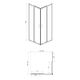 Купить Душевой уголок Azario Milton 90х90 AZ-ND1142 900 Black (az-nd1142 900 black) по цене 34596 руб., в Санкт-Петебруге в интернет магазине 100-Систем, а также дургие товары Azario из раздела Душевые ограждения и Душевые кабины и ограждения