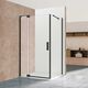 Купить Душевой уголок Extra VSR-1E111210CLB, 1100/1200*1000, черный, стекло прозрачное, , шт (vsr-1e111210clb) по цене 56040 руб., в Санкт-Петебруге в интернет магазине 100-Систем, а также дургие товары Vincea из раздела Душевые ограждения и Душевые кабины и ограждения
