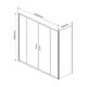 Купить Душевой уголок Garda VSR-1G28020CL, 2000*800, хром, стекло прозрачное, , шт (vsr-1g28020cl) по цене 53720 руб., в Санкт-Петебруге в интернет магазине 100-Систем, а также дургие товары Vincea из раздела Душевые ограждения и Душевые кабины и ограждения