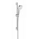 Купить Душевой гарнитур Hansgrohe Croma Select E 26584400 Хром Белый (26584400) по цене 13359.78 руб., в Санкт-Петебруге в интернет магазине 100-Систем, а также дургие товары HANSGROHE из раздела Душевые гарнитуры и Душевые стойки, системы, панели, гарнитуры