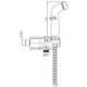 Купить Смеситель Lemark Solo LM7169CW термостатический с гигиеническим душем, настенный (lm7169cw) по цене 13860 руб., в Санкт-Петебруге в интернет магазине 100-Систем, а также дургие товары LEMARK из раздела Гигиенический душ со смесителем и Гигиенический душ