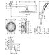 Купить Душевая система Hansgrohe Crometta E 27957000  (27957000) по цене 135727.51 руб., в Санкт-Петебруге в интернет магазине 100-Систем, а также дургие товары HANSGROHE из раздела Душевые комплекты встраиваемого монтажа и Душевые комплекты встраиваемого монтажа