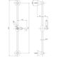 Купить Душевой гарнитур Cezares LORD-SD-03/24-M, золото (lord-sd-03/24-m) по цене 68090 руб., в Санкт-Петебруге в интернет магазине 100-Систем, а также дургие товары CEZARES из раздела Душевые гарнитуры и Душевые стойки, системы, панели, гарнитуры