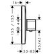 Купить HG Ecostat E, термостат 15705, нар/часть, хр (15705000) по цене 41877.5 руб., в Санкт-Петебруге в интернет магазине 100-Систем, а также дургие товары HANSGROHE из раздела Смесители для встраиваемых систем и Комплектующие для встраиваемых систем