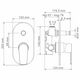 Купить Смеситель WasserKraft Dill 6161 для ванны и душа. встраиваемый. хром (6161) по цене 11730 руб., в Санкт-Петебруге в интернет магазине 100-Систем, а также дургие товары WasserKRAFT из раздела Смесители для встраиваемых систем и Комплектующие для встраиваемых систем