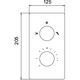 Купить Смеситель для душа RGW Shower Panels SP-42-03 21140542-31 с термостатом Хром (21140542-31) по цене 20691.58 руб., в Санкт-Петебруге в интернет магазине 100-Систем, а также дургие товары RGW из раздела Смесители для встраиваемых систем и Комплектующие для встраиваемых систем