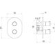 Купить Смеситель термостатический Ravak Chrome для душа CR 064.00 (x070095) по цене 25850 руб., в Санкт-Петебруге в интернет магазине 100-Систем, а также дургие товары RAVAK из раздела Смесители для встраиваемых систем и Комплектующие для встраиваемых систем