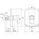 Купить Смеситель скрытого монтажа без переключателя Ravak 10° TD 062.00 (x070069) по цене 14080 руб., в Санкт-Петебруге в интернет магазине 100-Систем, а также дургие товары RAVAK из раздела Смесители для встраиваемых систем и Комплектующие для встраиваемых систем