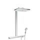 Купить Душевая система Hansgrohe Rainmaker Select 27106400 Белая Хром (27106400) по цене 776789.82 руб., в Санкт-Петебруге в интернет магазине 100-Систем, а также дургие товары HANSGROHE из раздела Душевые стойки и Душевые стойки, системы, панели, гарнитуры