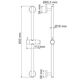 Купить Душевая штанга WasserKRAFT A122 Хром (a122) по цене 4260 руб., в Санкт-Петебруге в интернет магазине 100-Систем, а также дургие товары WasserKRAFT из раздела Штанги и Комплектующие для душа