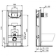 Купить Промо-комплект 3 в 1 Ideal Standard с подвесным унитазом TESI AquaBlade® T007901 и инсталляцией PROSYS (t386801) по цене 55032.12 руб., в Санкт-Петебруге в интернет магазине 100-Систем, а также дургие товары IDEAL STANDARD из раздела Готовые решения и Инсталляции