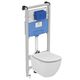 Купить Промо-комплект 3 в 1 Ideal Standard с подвесным унитазом TESI AquaBlade® T007901 и инсталляцией PROSYS (t386801) по цене 55032.3 руб., в Санкт-Петебруге в интернет магазине 100-Систем, а также дургие товары IDEAL STANDARD из раздела Готовые решения и Инсталляции