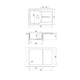 Купить Кухонная мойка ПАОЛА 760 (20.475.b0760.202) по цене 12188 руб., в Санкт-Петебруге в интернет магазине 100-Систем, а также дургие товары Florentina из раздела Врезные мойки и Кухонные мойки
