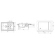 Купить Кухонная мойка КОНСУЛ 760K (23.025.d0760.102) по цене 13468 руб., в Санкт-Петебруге в интернет магазине 100-Систем, а также дургие товары Florentina из раздела Врезные мойки и Кухонные мойки