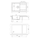 Купить Кухонная мойка ТЕХНО 860 (25.030.d0860.402) по цене 8736 руб., в Санкт-Петебруге в интернет магазине 100-Систем, а также дургие товары Dr. Gans из раздела Врезные мойки и Кухонные мойки