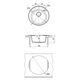 Купить Кухонная мойка Lemark SULA 500 врезная круглая из кварцгранита цвет: Антрацит (9910001) по цене 13750 руб., в Санкт-Петебруге в интернет магазине 100-Систем, а также дургие товары LEMARK из раздела Врезные мойки и Кухонные мойки