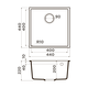 Купить Кухонная мойка Omoikiri Bosen 44-U-SA 4993597 Бежевая (4993597) по цене 35588 руб., в Санкт-Петебруге в интернет магазине 100-Систем, а также дургие товары Omoikiri из раздела Врезные мойки и Кухонные мойки