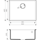 Купить Кухонная мойка Omoikiri Tedori 54-U-BL (4993988) по цене 33488 руб., в Санкт-Петебруге в интернет магазине 100-Систем, а также дургие товары Omoikiri из раздела Врезные мойки и Кухонные мойки