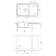 Купить Кухонная мойка КАРДИНАЛ 840 (29.030.d0840.406) по цене 8190 руб., в Санкт-Петебруге в интернет магазине 100-Систем, а также дургие товары Dr. Gans из раздела Врезные мойки и Кухонные мойки