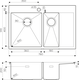 Купить Кухонная мойка Omoikiri Akisame 78-2-LG-L (4973087) по цене 73388 руб., в Санкт-Петебруге в интернет магазине 100-Систем, а также дургие товары Omoikiri из раздела Двойные мойки и Кухонные мойки