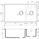 Купить Кухонная мойка Omoikiri Tedori 85-2-U-SA Tetogranit/бежевый (4993942) по цене 41888 руб., в Санкт-Петебруге в интернет магазине 100-Систем, а также дургие товары Omoikiri из раздела Двойные мойки и Кухонные мойки