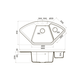 Купить Кухонная мойка Omoikiri Yonaka 98-C-GR 4993714 Leningrad grey (4993714) по цене 25888 руб., в Санкт-Петебруге в интернет магазине 100-Систем, а также дургие товары Omoikiri из раздела Двойные мойки и Кухонные мойки