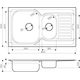 Купить Кухонная мойка Omoikiri Kashiogawa 86-2-IN (4993454) по цене 15588 руб., в Санкт-Петебруге в интернет магазине 100-Систем, а также дургие товары Omoikiri из раздела Двойные мойки и Кухонные мойки