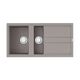 Купить Кухонная мойка Omoikiri Kitagawa 100-2-GR Artceramic/leningrad grey (4993804) по цене 57488 руб., в Санкт-Петебруге в интернет магазине 100-Систем, а также дургие товары Omoikiri из раздела Двойные мойки и Кухонные мойки