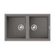 Купить Кухонная мойка Omoikiri Kitagawa 86-2-GR Artceramic/leningrad grey (4993491) по цене 54888 руб., в Санкт-Петебруге в интернет магазине 100-Систем, а также дургие товары Omoikiri из раздела Двойные мойки и Кухонные мойки